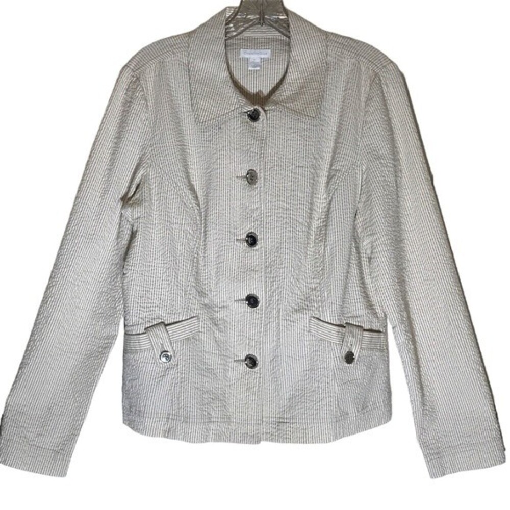 Charter Club Lightweight Searsucker Jacket